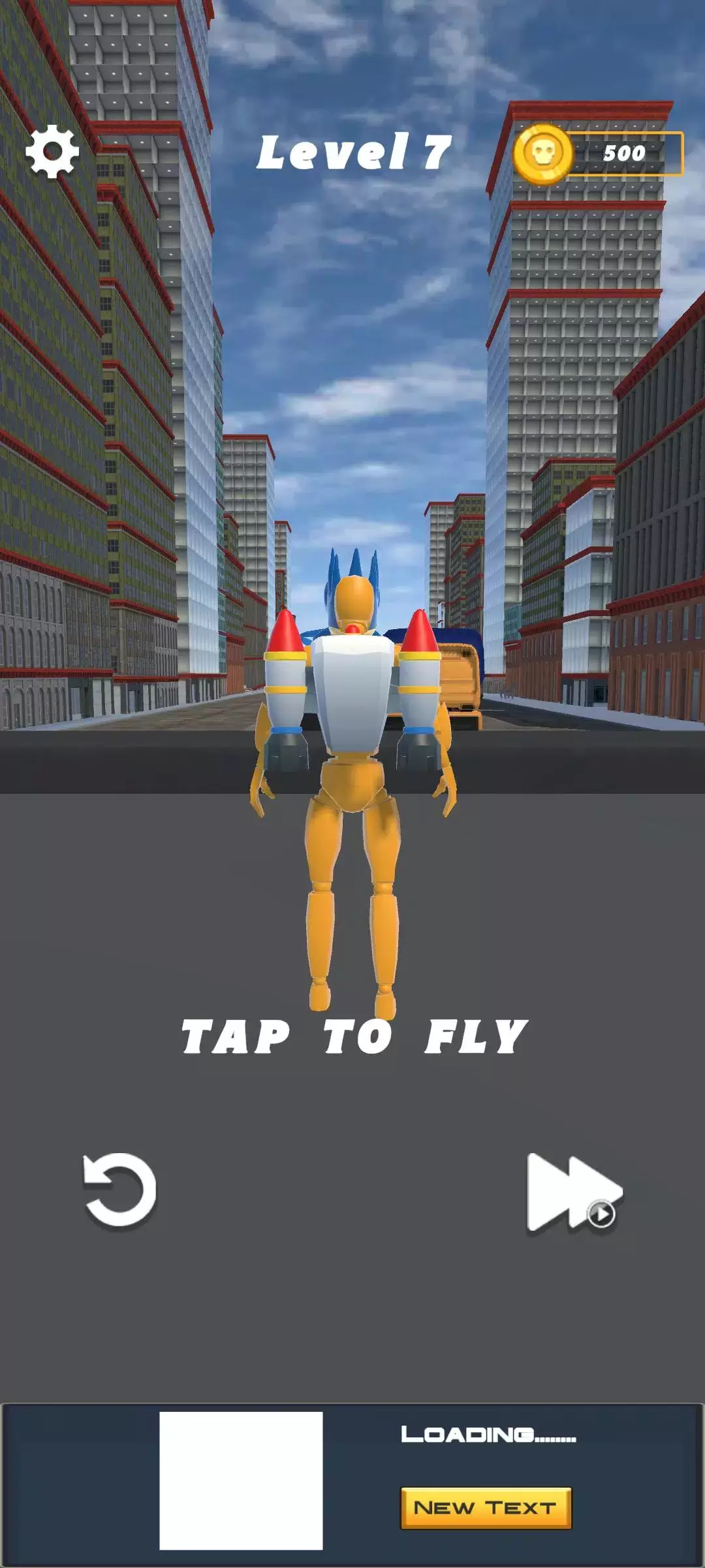 Jetpack Ragdoll: Fly Adventure Zrzut ekranu 0