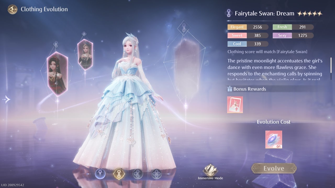 How to change the color of 5 star outfits in infinity nikki