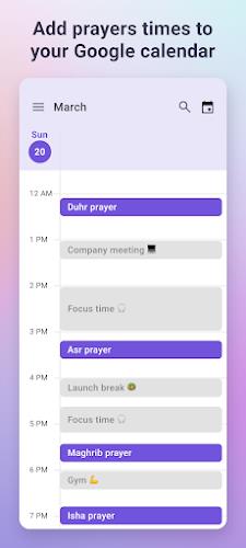 Fajr: Fajr Alarm, Prayer Times Capture d'écran 2