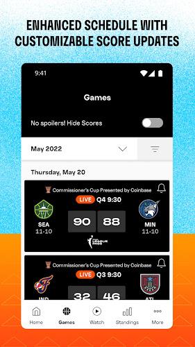 WNBA - Live Games & Scores ภาพหน้าจอ 3