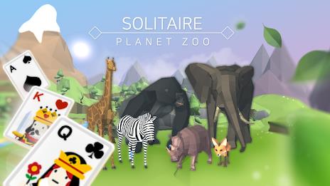 Solitaire : Planet Zoo Captura de tela 0