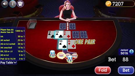 Texas Holdem Progressive Poker Ảnh chụp màn hình 3