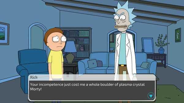 Rick and Morty A Way Back Home Capture d'écran 3