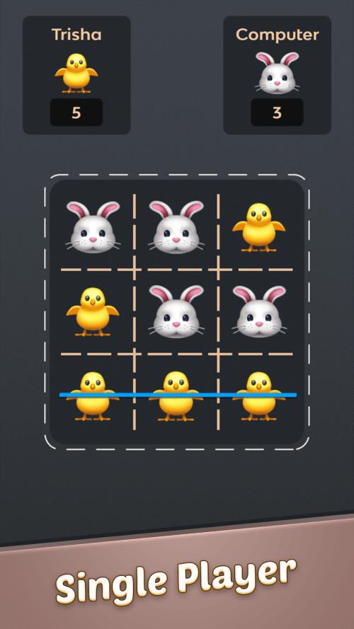 Tic Tac Toe Emoji Schermafbeelding 1