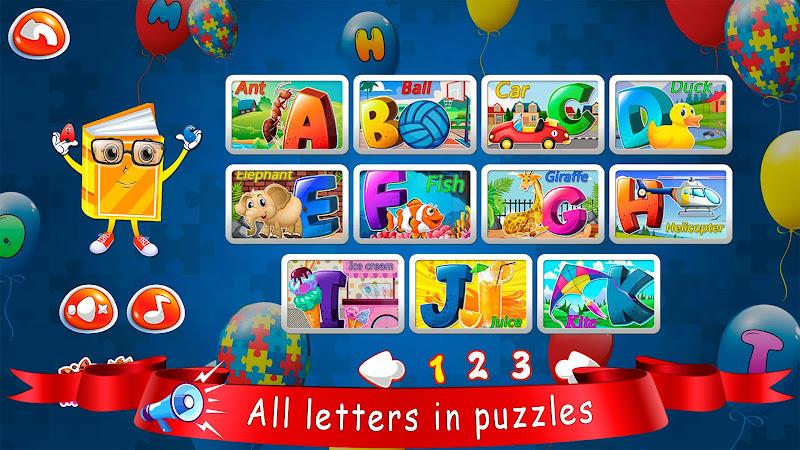 ABC puzzles Captura de pantalla 1