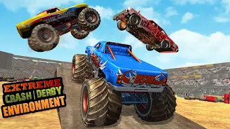 Monster Truck Derby Crash Game ဖန်သားပြင်ဓာတ်ပုံ 1