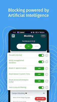 BlockerX: Pornoblocker, nofap Screenshot 1