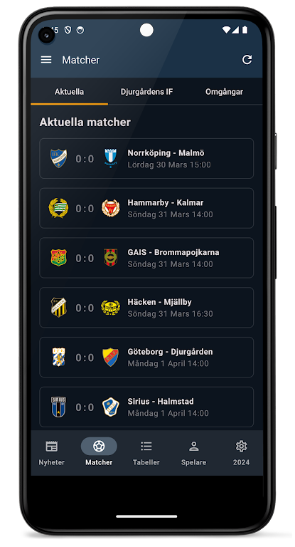 Schermata Allsvenskan 2024 3