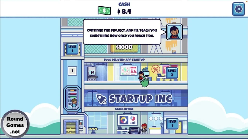 Idle Startup Tycoon ภาพหน้าจอ 1