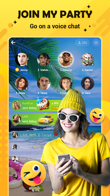 Hago- Party, Chat & Games Capture d'écran 1