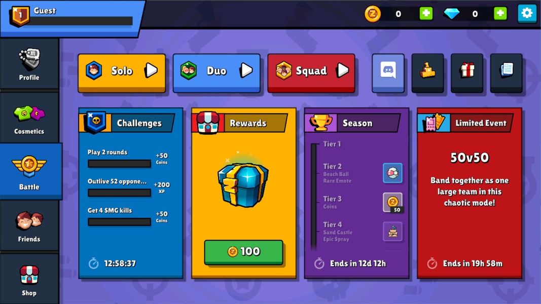 Schermata Zombs Royale 0