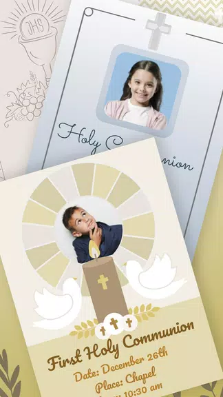 First Communion Invitations ภาพหน้าจอ 2