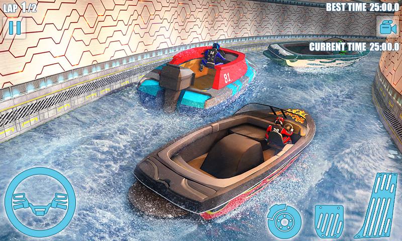 Speed Boat Crash Racing Ảnh chụp màn hình 0