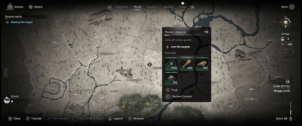 Assassin's Creed Shadows - စာချုပ်များစားပွဲတင်