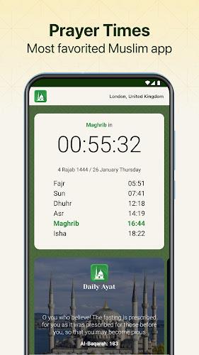 Namaz: Prayer Times & Qibla Capture d'écran 0