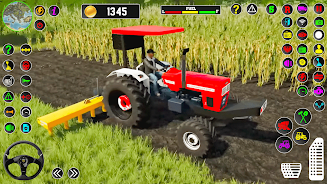 Farm Tractor Driving Game 2023 Zrzut ekranu 3