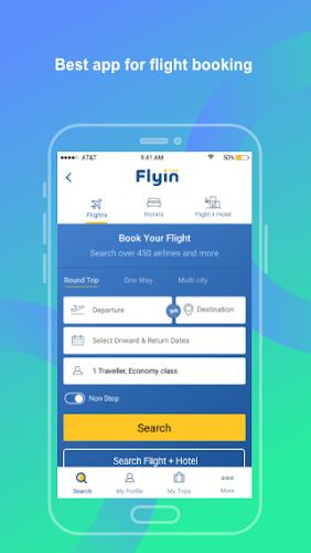 Flyin.com - Flights & Hotels Screenshot 1