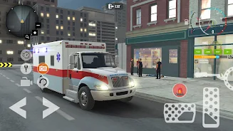 Ambulance Game Car Driving Sim 螢幕截圖 2