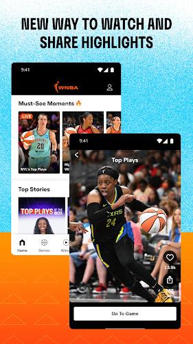 WNBA - Live Games & Scores स्क्रीनशॉट 2