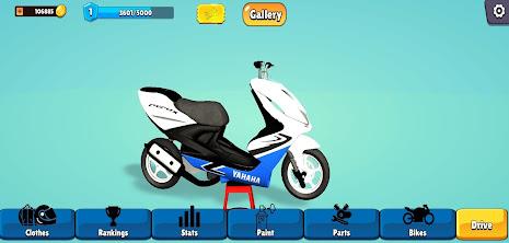 Wheelie King 6 : Moto Rider 3D Schermafbeelding 2