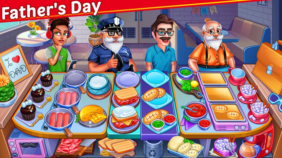 Christmas Food Shop - Cooking Restaurant Chef Game ဖန်သားပြင်ဓာတ်ပုံ 2