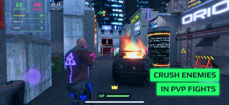 CyberHero: Cyberpunk PvP TPS Screenshot 2