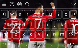 Cristiano CR7 MANU Keyboard 螢幕截圖 1