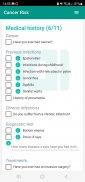 Cancer Risk Calculator স্ক্রিনশট 2