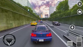 Highway Traffic Car Driving 3D 螢幕截圖 2