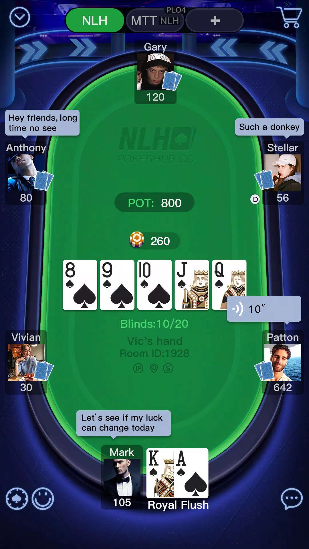 Poker Hub 螢幕截圖 2