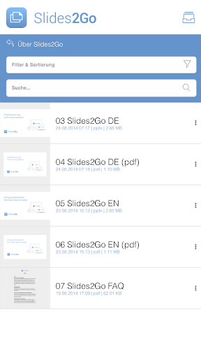 Slides2Go ภาพหน้าจอ 1