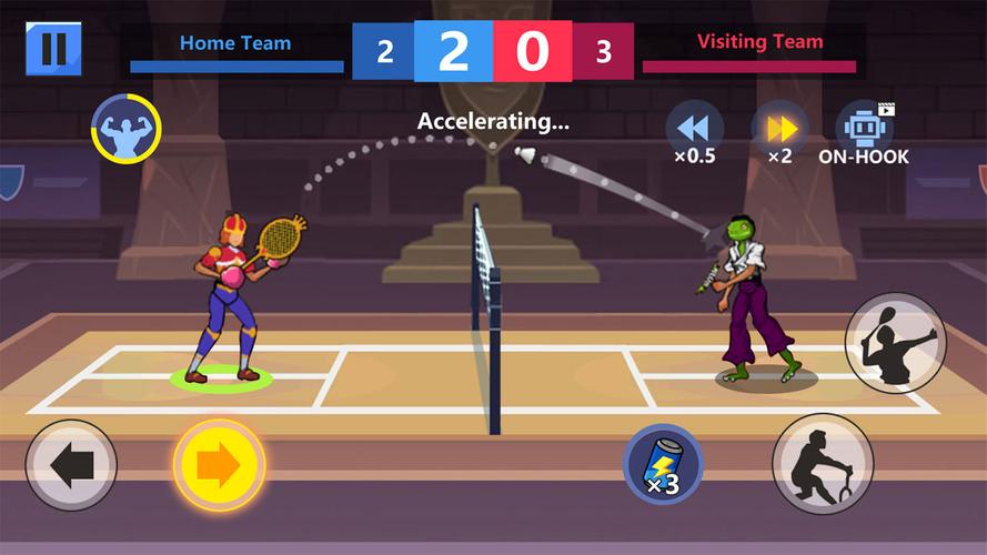 Schermata Badminton Hero-Championship 2