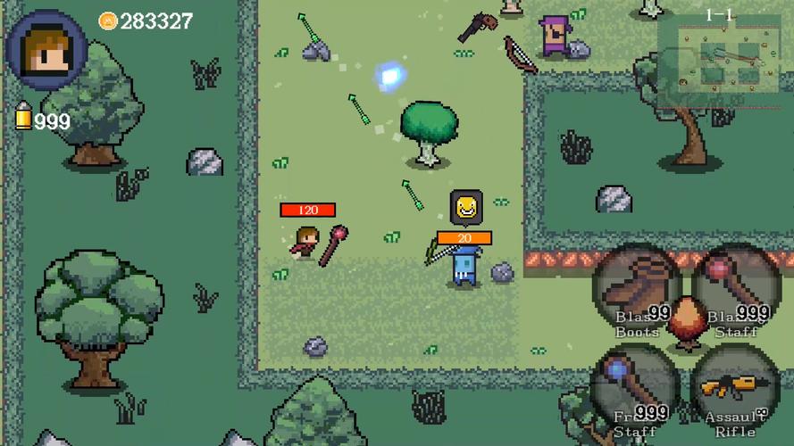 Tiny Warrior - Pixel Gun 螢幕截圖 0