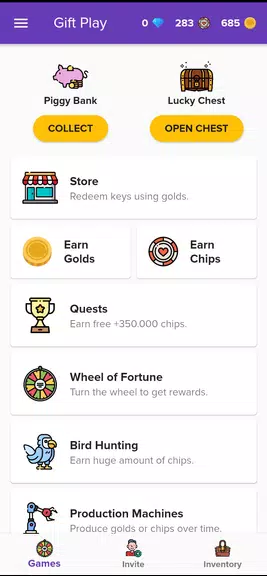 Schermata Gift Play - Earn Game Codes 0