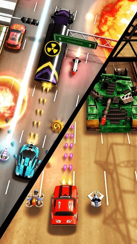 Chaos Road: Courses de Combat Capture d'écran 1