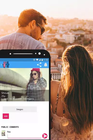Teen Chat Room: Teen Dating App - Meet Teenagers স্ক্রিনশট 0