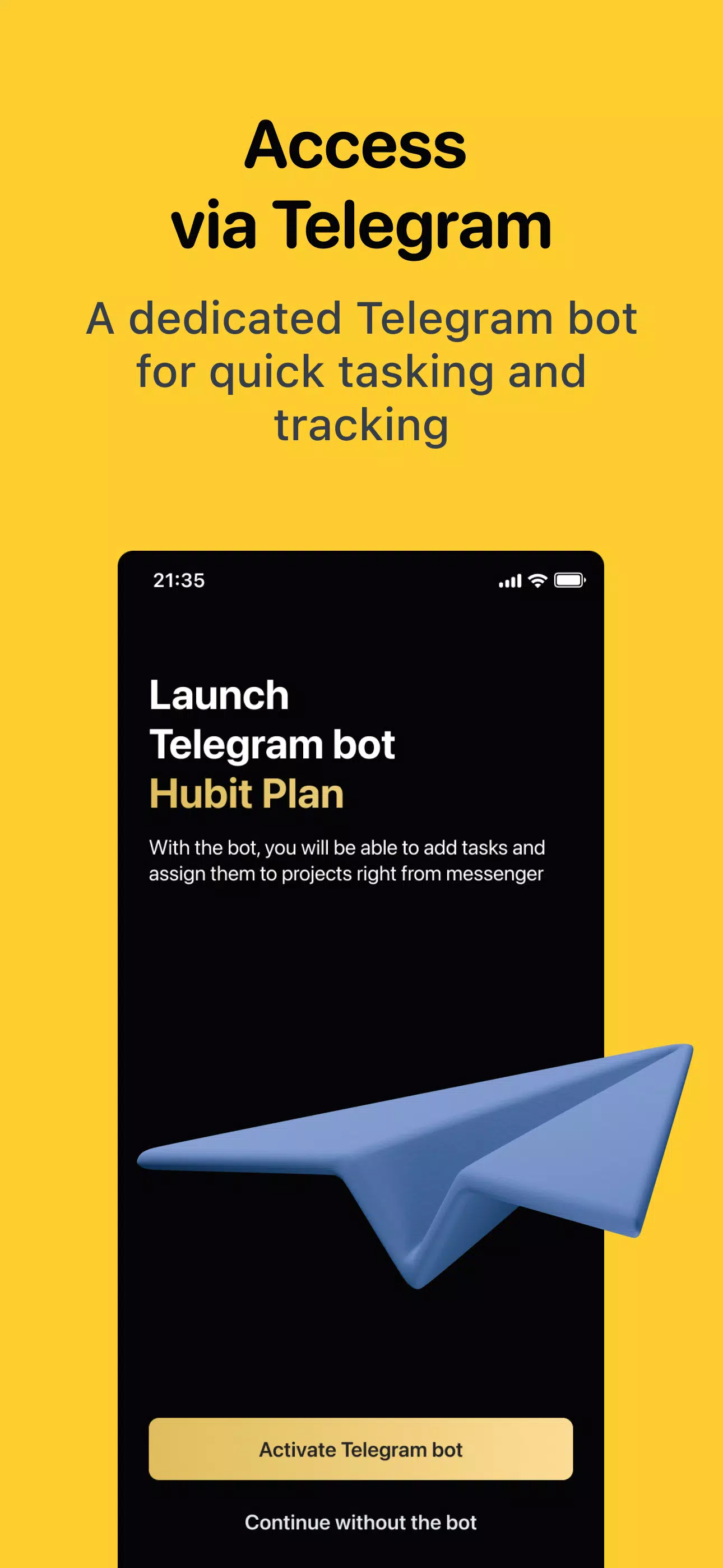 Hubit Plan: task manager ภาพหน้าจอ 0