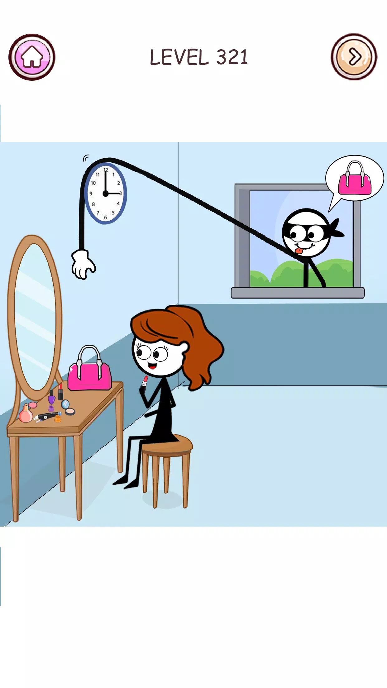 Stick Robber: Brain Puzzle ဖန်သားပြင်ဓာတ်ပုံ 0