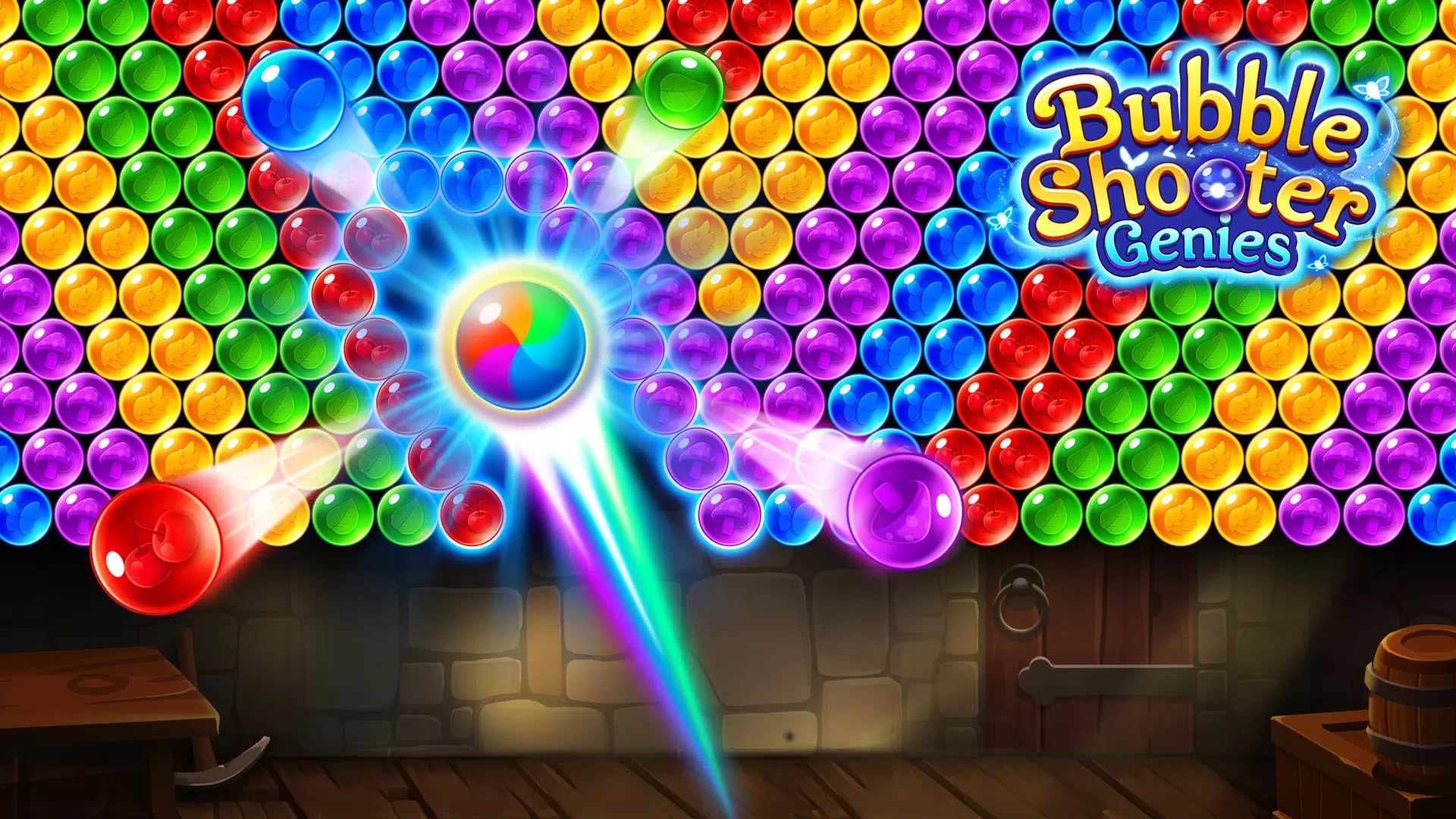 Bubble Shooter Genies Ekran Görüntüsü 2