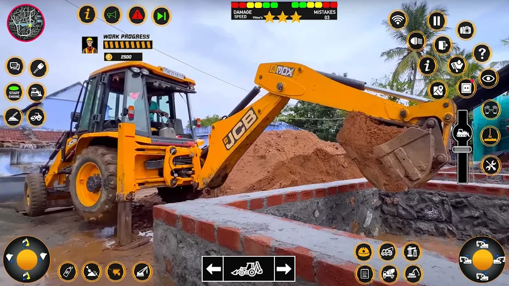 Snow Excavator Game: JCB Games Ekran Görüntüsü 1