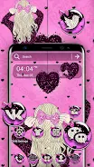 Pink Girly Theme Tangkapan skrin 0