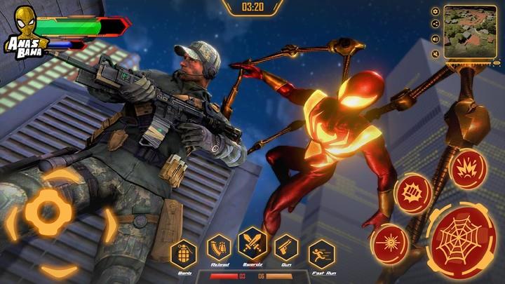 Iron Super Hero - Spider Games ဖန်သားပြင်ဓာတ်ပုံ 1