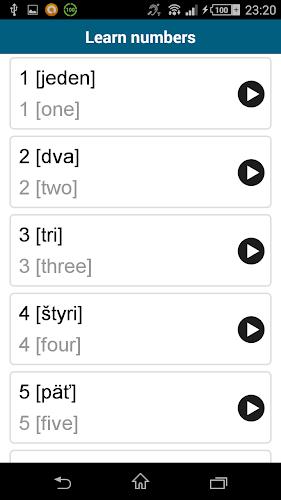 Learn Slovak - 50 languages স্ক্রিনশট 3