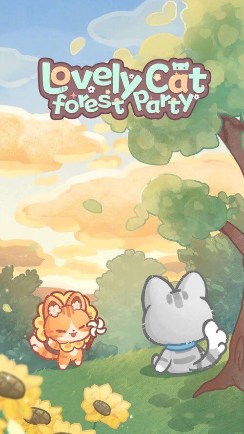 Lovely Cat: Forest Party Zrzut ekranu 1