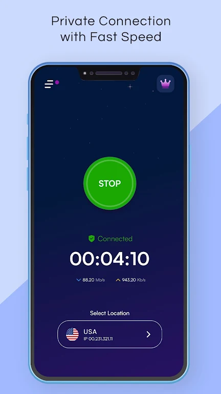 Pronto VPN : Fast & Secure VPN ภาพหน้าจอ 1