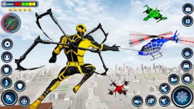 Spider Rope Hero - Crime Game স্ক্রিনশট 1