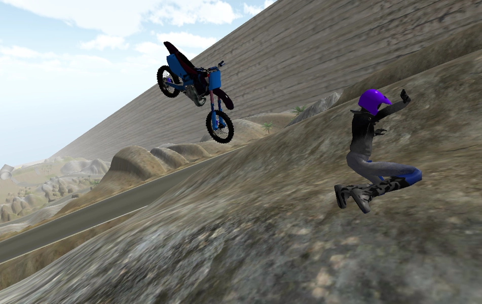 Motocross Uphill Park Скриншот 3