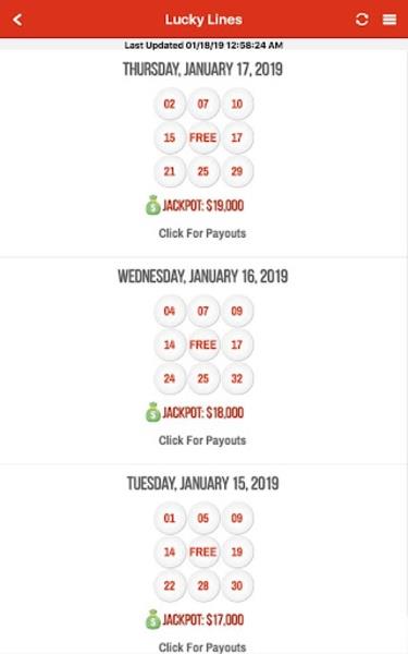 Lottery Results Capture d'écran 2