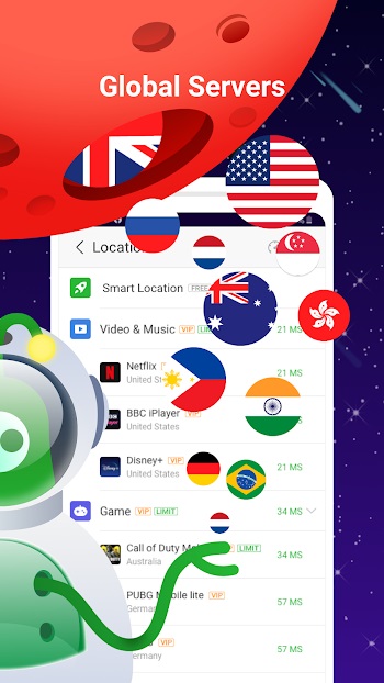 UFO VPN Mod স্ক্রিনশট 0