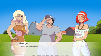 Pink World 2 (Farm Edition) - A Bimbofication Visual Novel Captura de pantalla 1